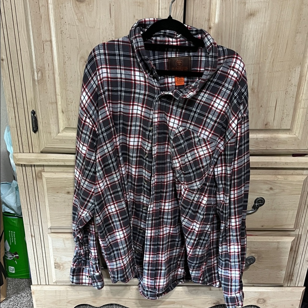 Ranch Tough Plaid Button-Up Shirt